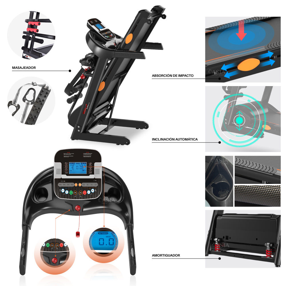 Trotadora Multifuncional TREADMILL 8002