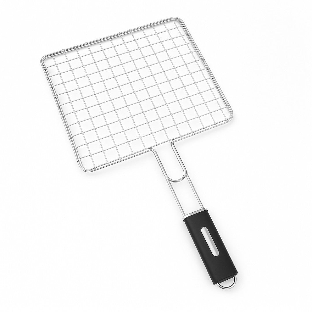 Rejilla Parrillera Flip-Grill Pro con mango antideslizante