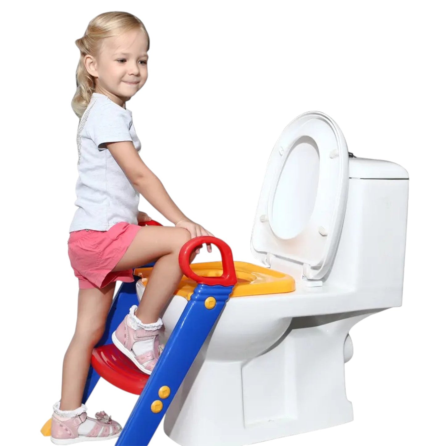 Adaptador de Baño con Escalera para Niños