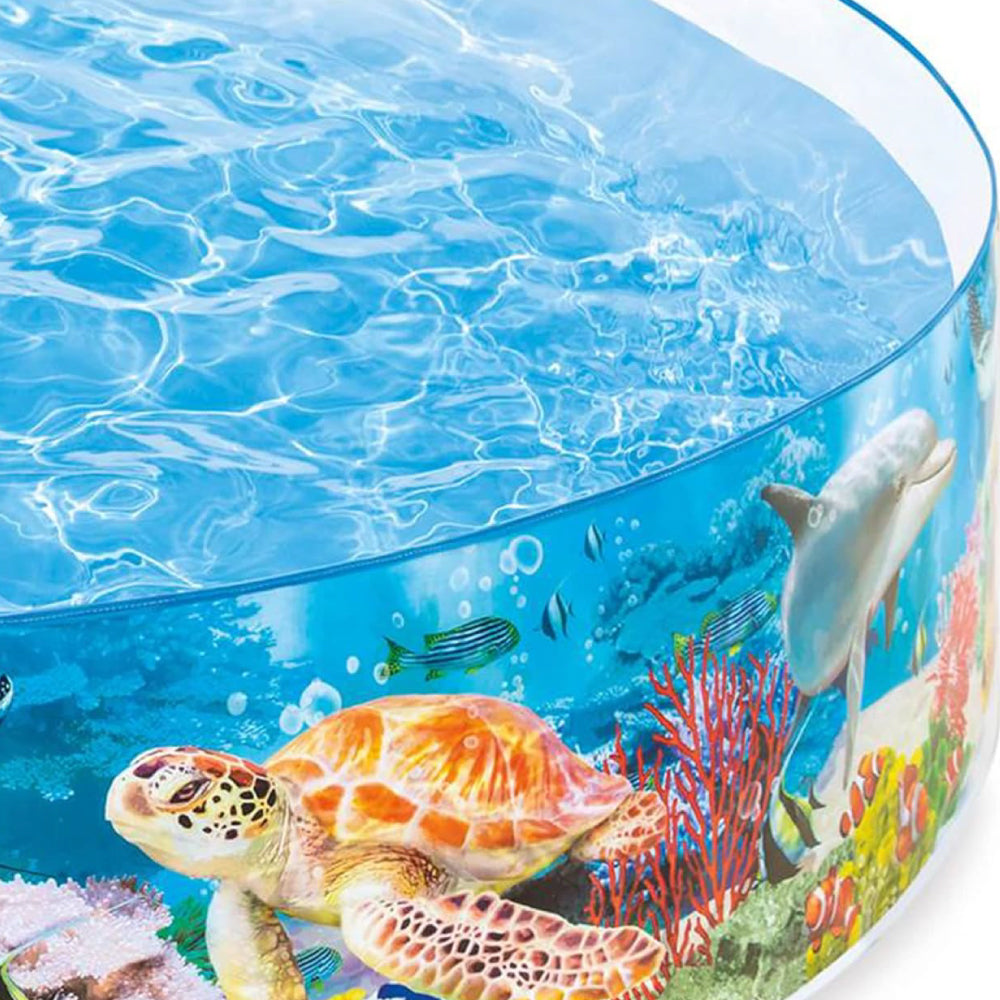 Piscina para niños Intex Deep Blue Sea Snapset 2,44 x 0,46m 2040 Lt