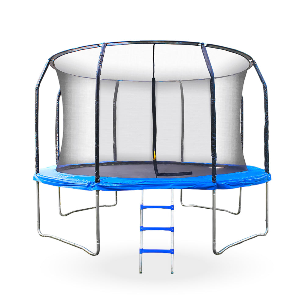Cama Elastica con malla y Escalera 4.88mt 16Ft Azul