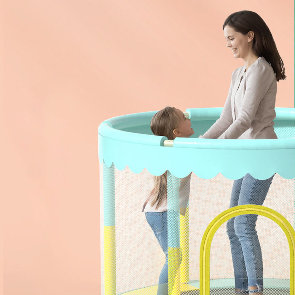 Mini Trampolin Cama Elastica Para Niños 150 cms PWRFitness