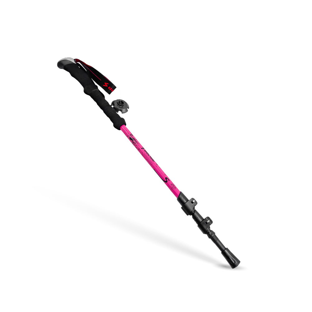 Baston de Trekking Rosado