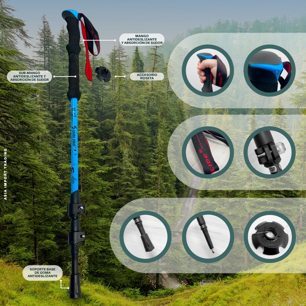 Baston de Trekking Celeste