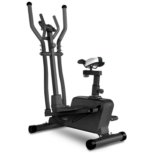 Eliptica PWRFitness Negra con Asiento
