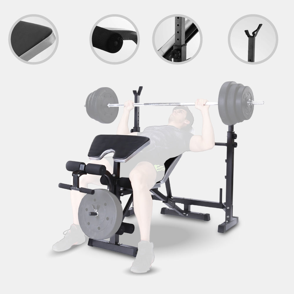 Press Banca Multifuncional con respaldo ajustable