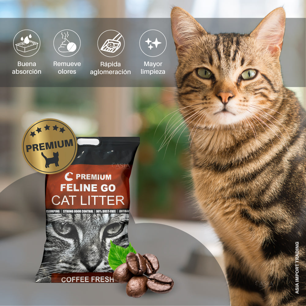 Arena para gatos Premium aroma Café 16k