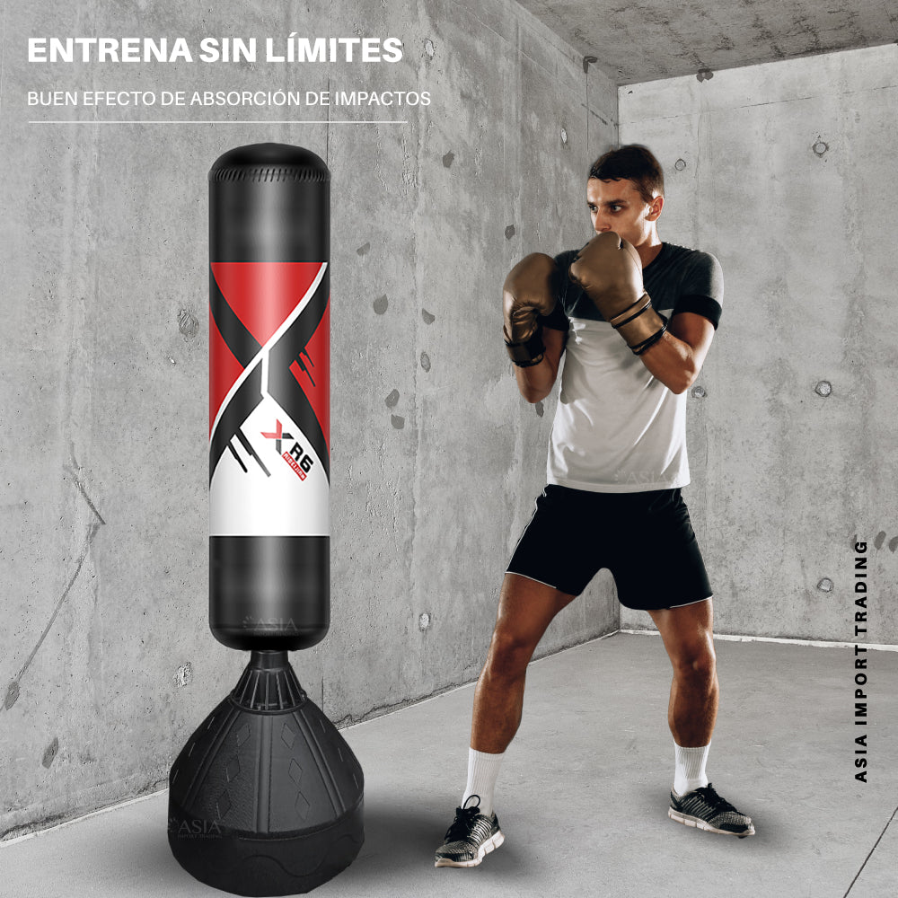 Saco de Boxeo de Pie con Base Rellenable 1,85 mt
