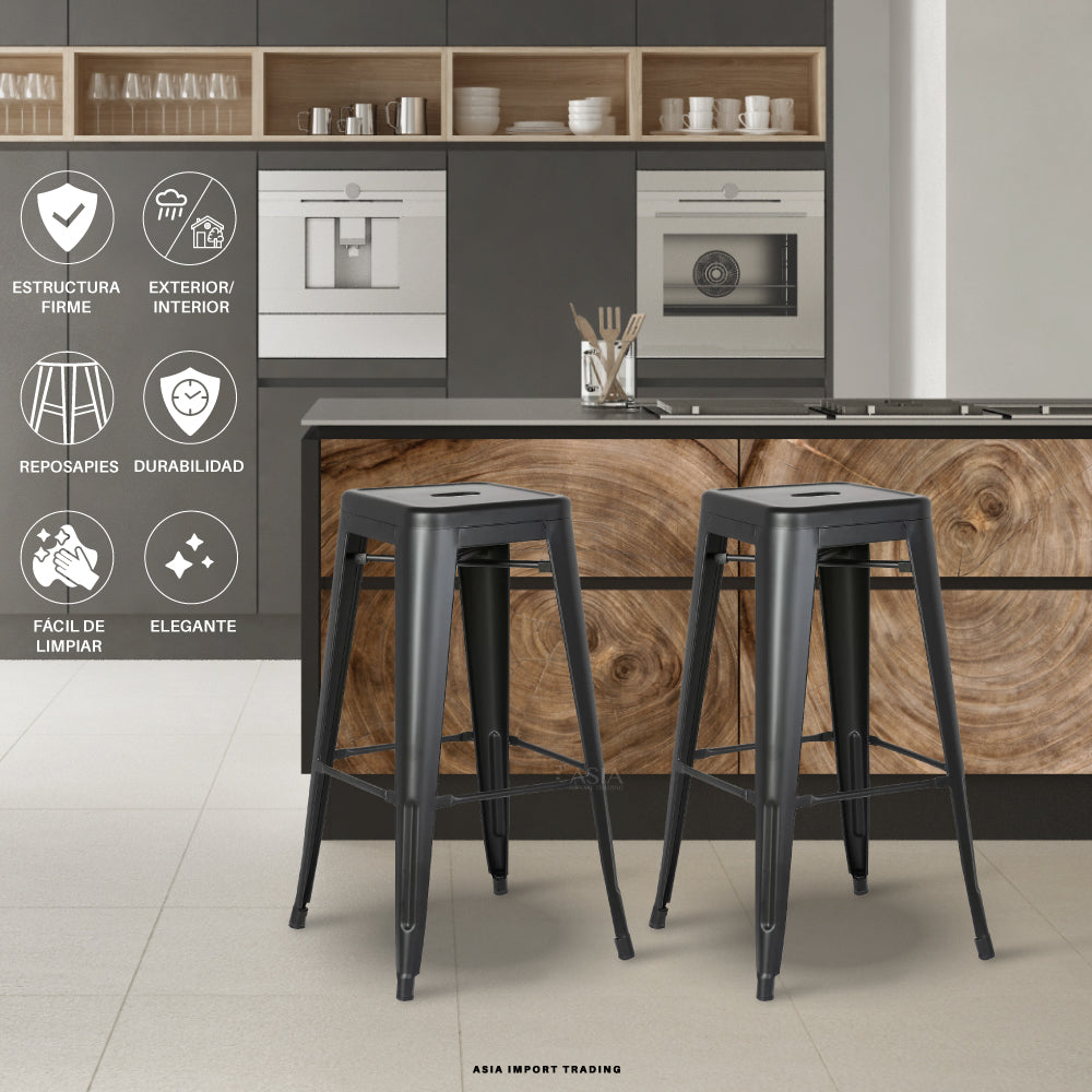 Piso de Bar Negro Home & Design