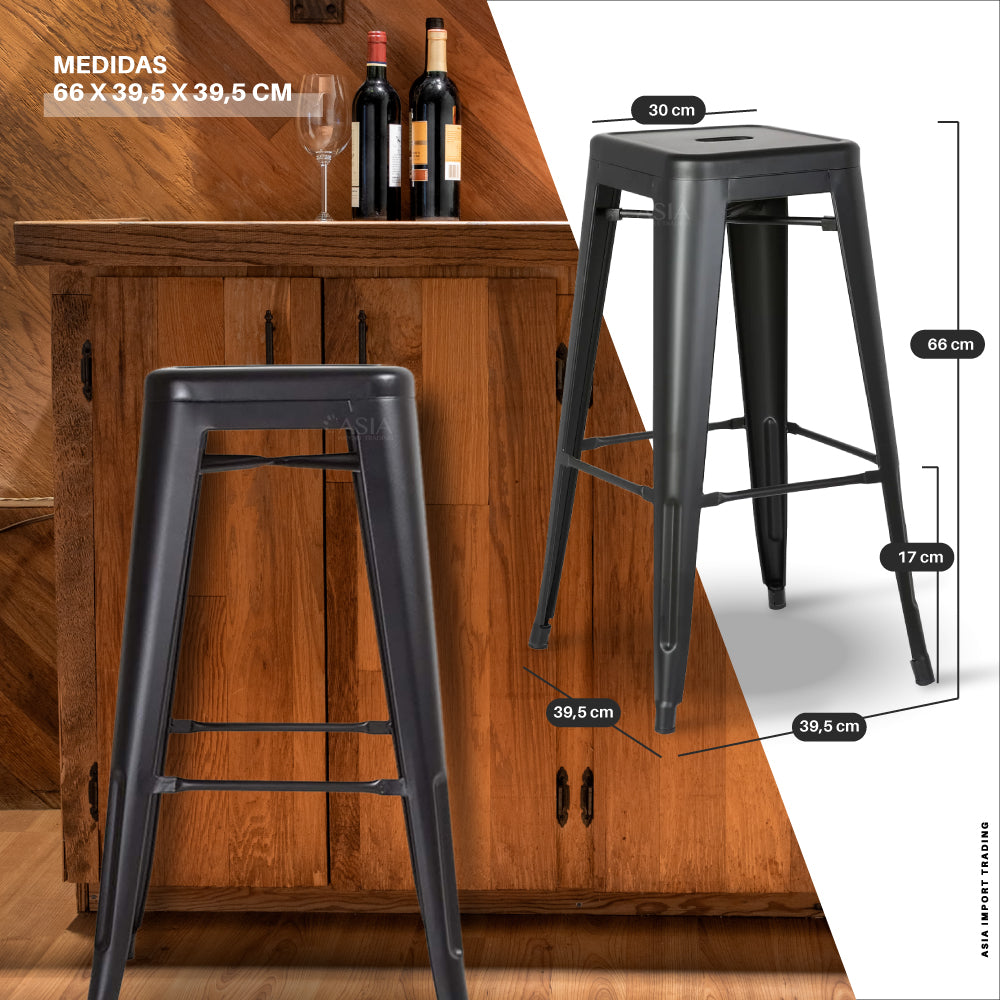 Piso de Bar Negro Home & Design