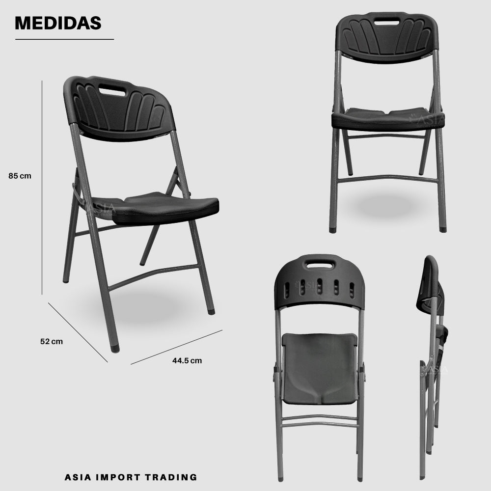 Silla Negra Plegable Home&Design