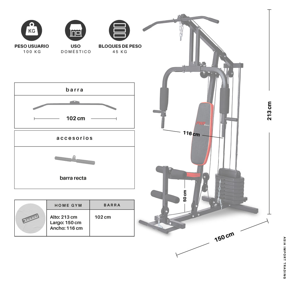 Home Gym Multifuncional HG5601