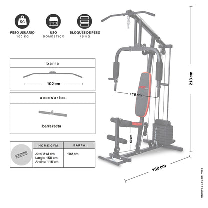 Home Gym Multifuncional HG5601