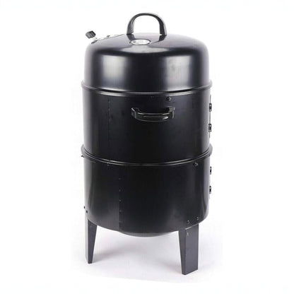 Ahumador Barril Vertical 3-en-1 40×72 cm – SmokeTower