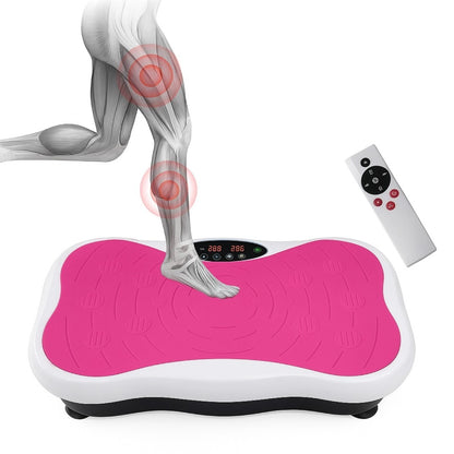 Plataforma Vibratoria Fitness para Ejercicio en Casa Con Control Remoto