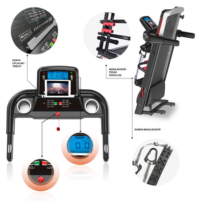 Trotadora con Masajeador TREADMILL T800MN