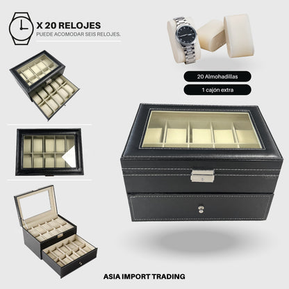 Caja organizadora 20 relojes