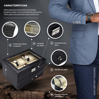 Caja organizadora 20 relojes