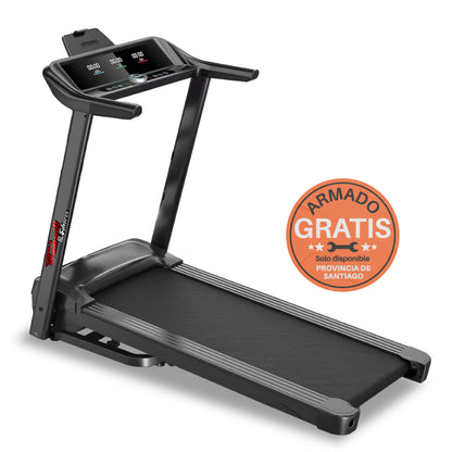 Trotadora Eléctrica Fitness 14 km/h Plegable con Inclinación