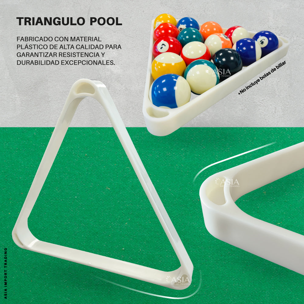 Triangulo para mesa de Pool
