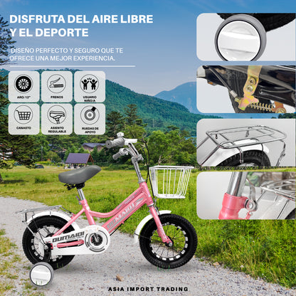 Bicicleta Infantil Aro 12 Rosada