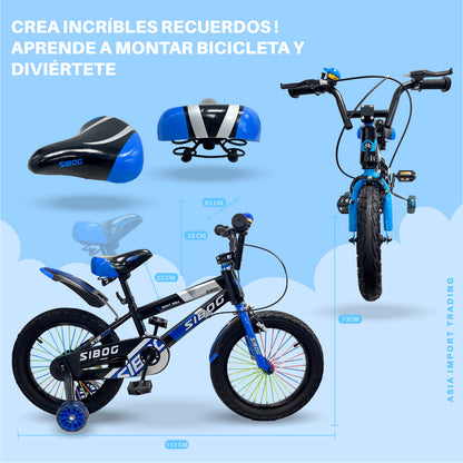 Bicicleta Infantil Aro 16 Azul