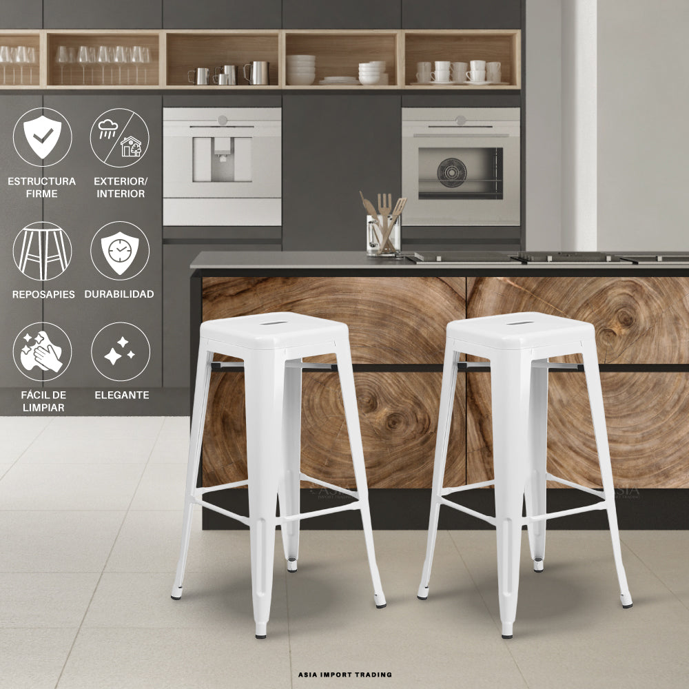 Piso de Bar Blanco Home&Design