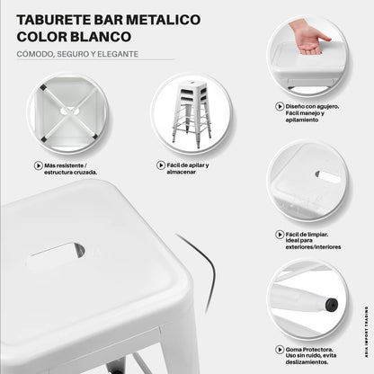 Piso de Bar Blanco Home&Design
