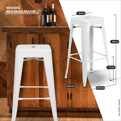 Piso de Bar Blanco Home&Design