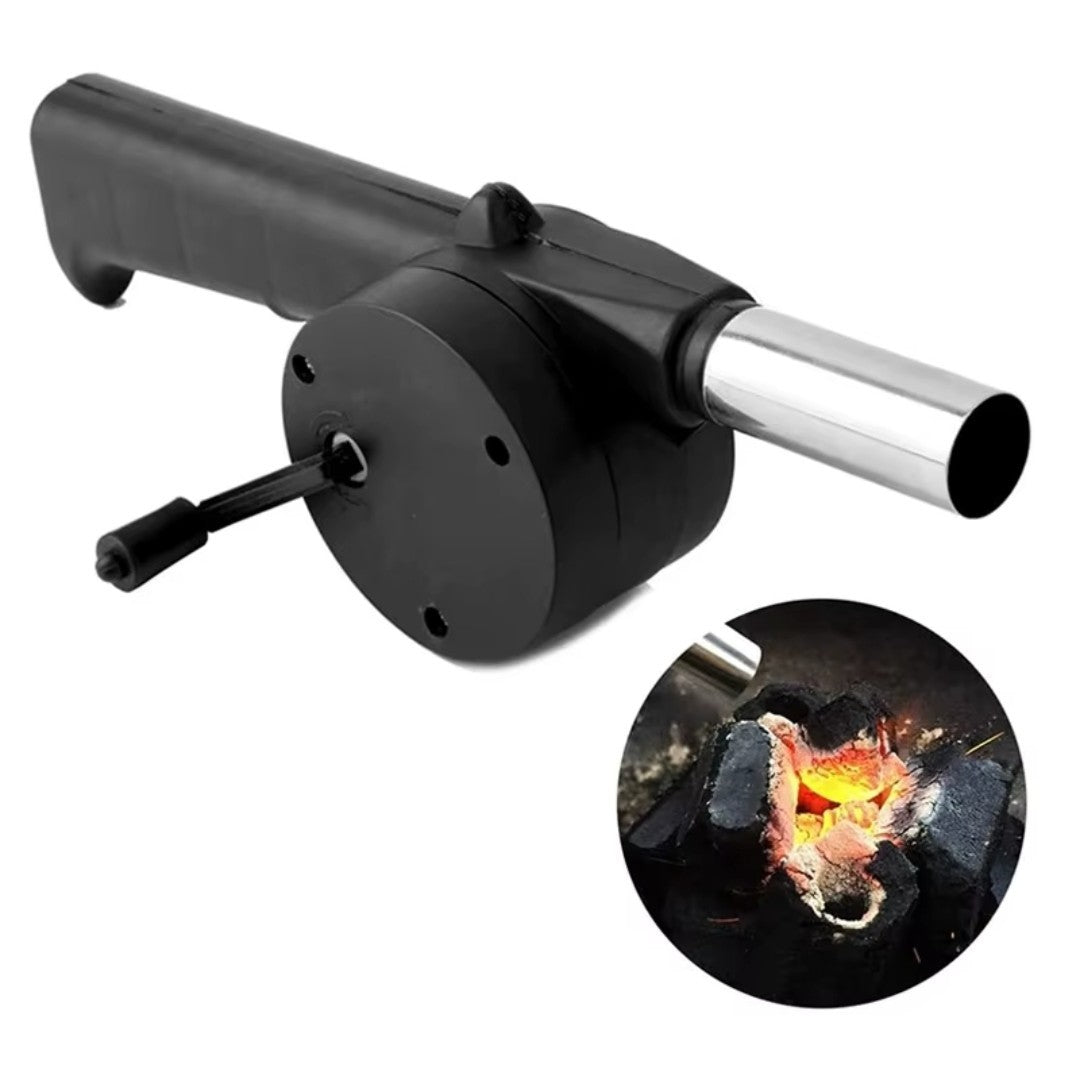 Ventilador/Soplador Manual para Carbón (boquilla de acero)