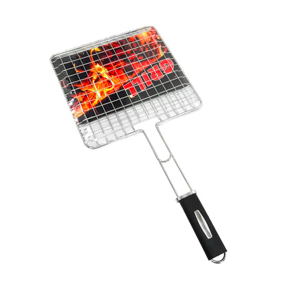 Rejilla Parrillera Flip-Grill Pro con mango antideslizante