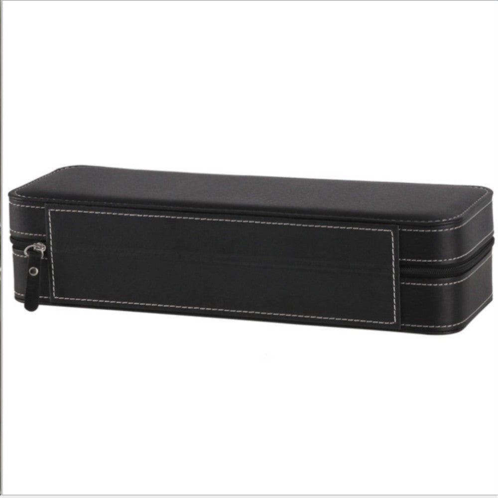Caja Estuche Porta Relojes Premium 6 Compartimentos con Cierre