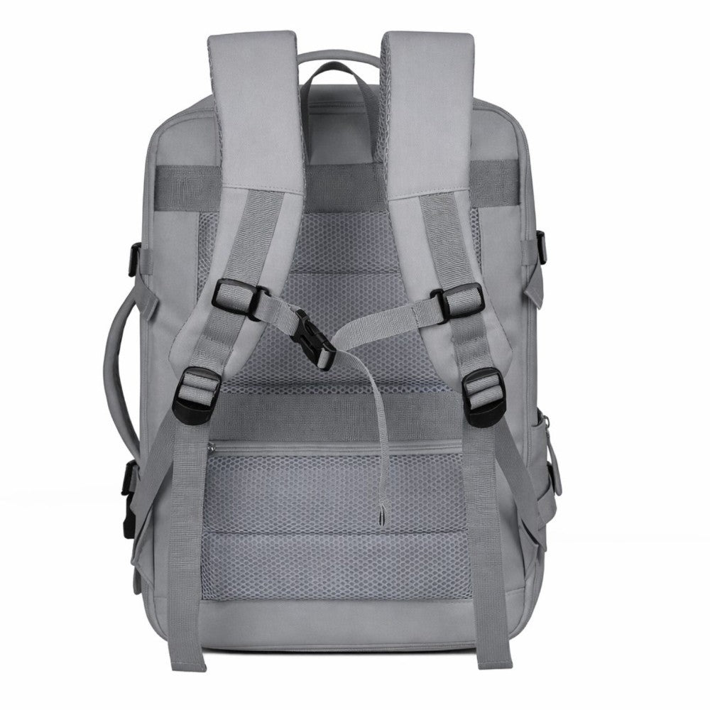 Mochila de Viaje Expandible color Gris