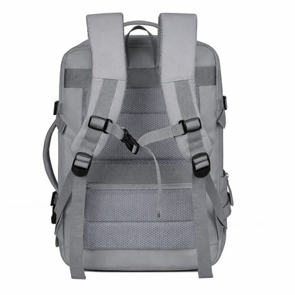 Mochila de Viaje Expandible color Gris