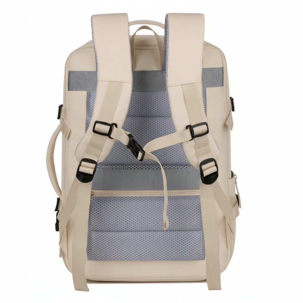 Mochila de Viaje Expandible color Beige