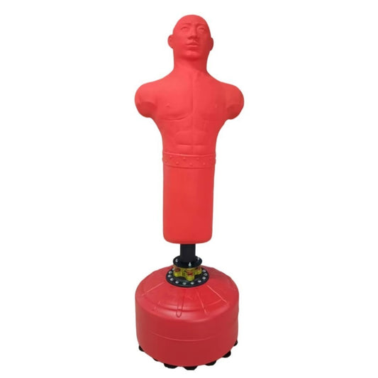 Muñeco de Entrenamiento de golpe tipo torso con base 170 cm Rojo