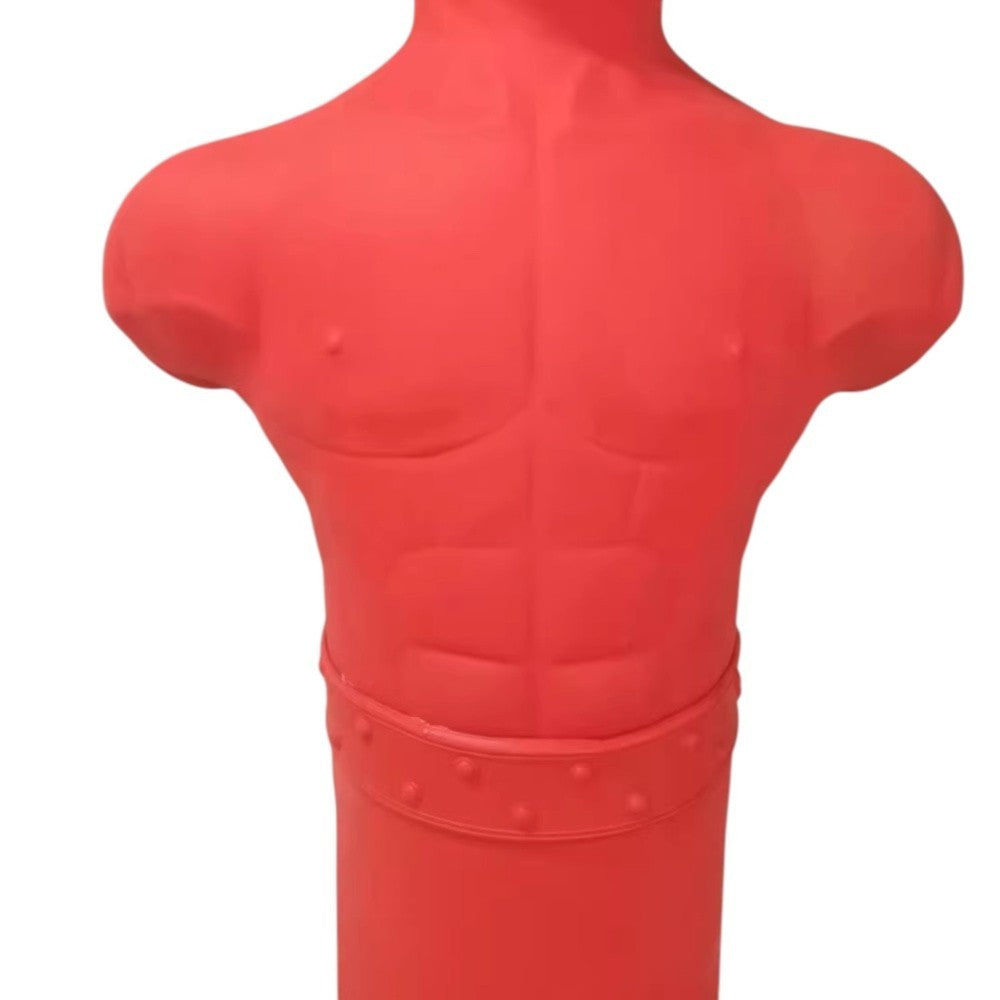 Muñeco de Entrenamiento de golpe tipo torso con base 170 cm Rojo