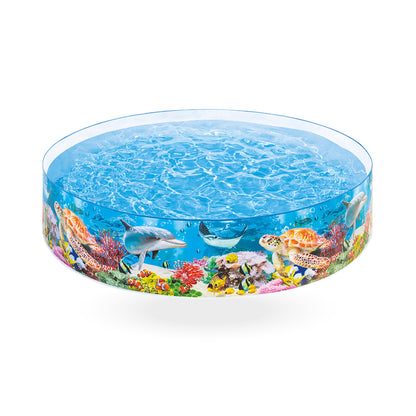 Piscina para niños Intex Deep Blue Sea Snapset 2,44 x 0,46m 2040 Lt