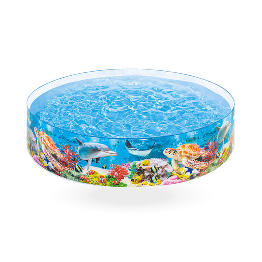 Piscina para niños Intex Deep Blue Sea Snapset 2,44 x 0,46m 2040 Lt