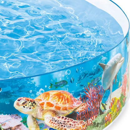 Piscina para niños Intex Deep Blue Sea Snapset 2,44 x 0,46m 2040 Lt