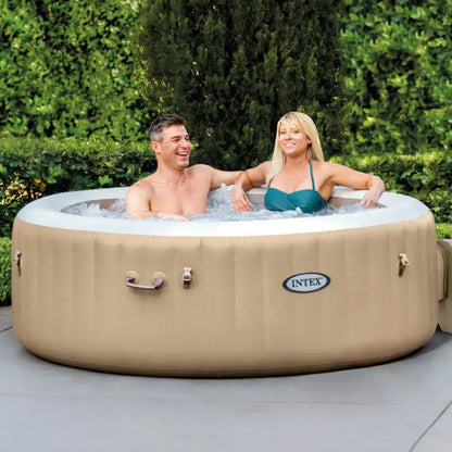 SPA HOT TUB INFLABLE INTEX BUBBLE MASSAGE 6 PERSONAS 2,16 mt x 0,71MT 1741 Litros