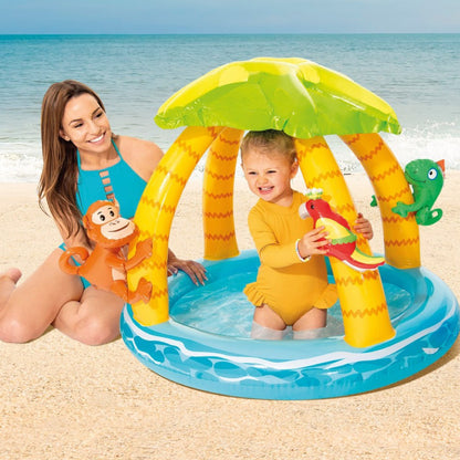 Piscina inflable Tropical Island con cubierta Intex 1,02 x 0,86m 45 L