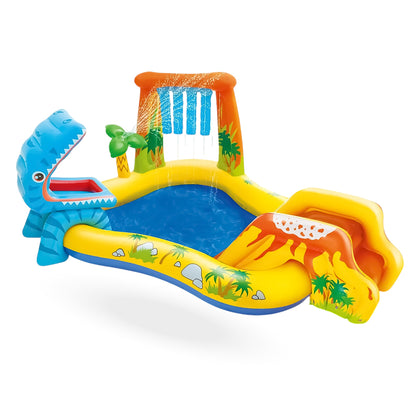 Piscina de juego de dinosaurios Intex 2,49m x 1,91m x 1,09m 216Lts