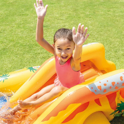 Piscina de juego de dinosaurios Intex 2,49m x 1,91m x 1,09m 216Lts