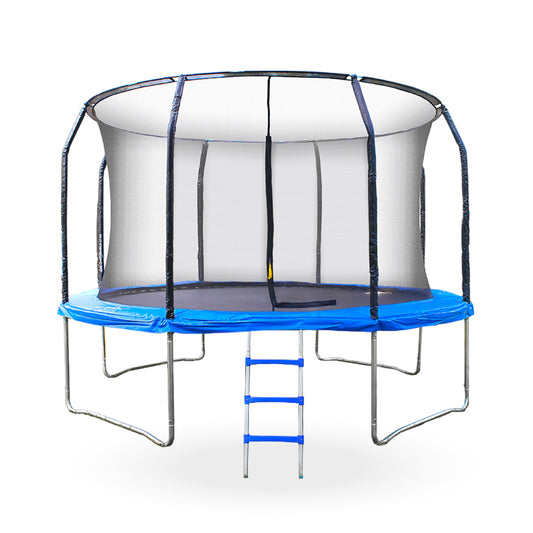 Cama Elastica con malla y Escalera 4.88mt 16Ft Azul
