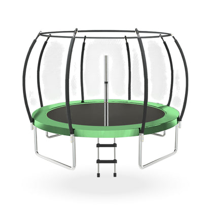 Cama Elastica con malla y Escalera 4.26mt 14Ft Verde