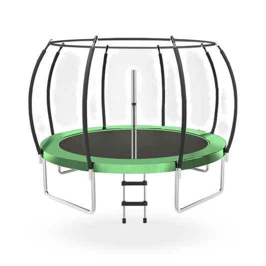 Cama Elastica con malla y Escalera 4.26mt 14Ft Verde