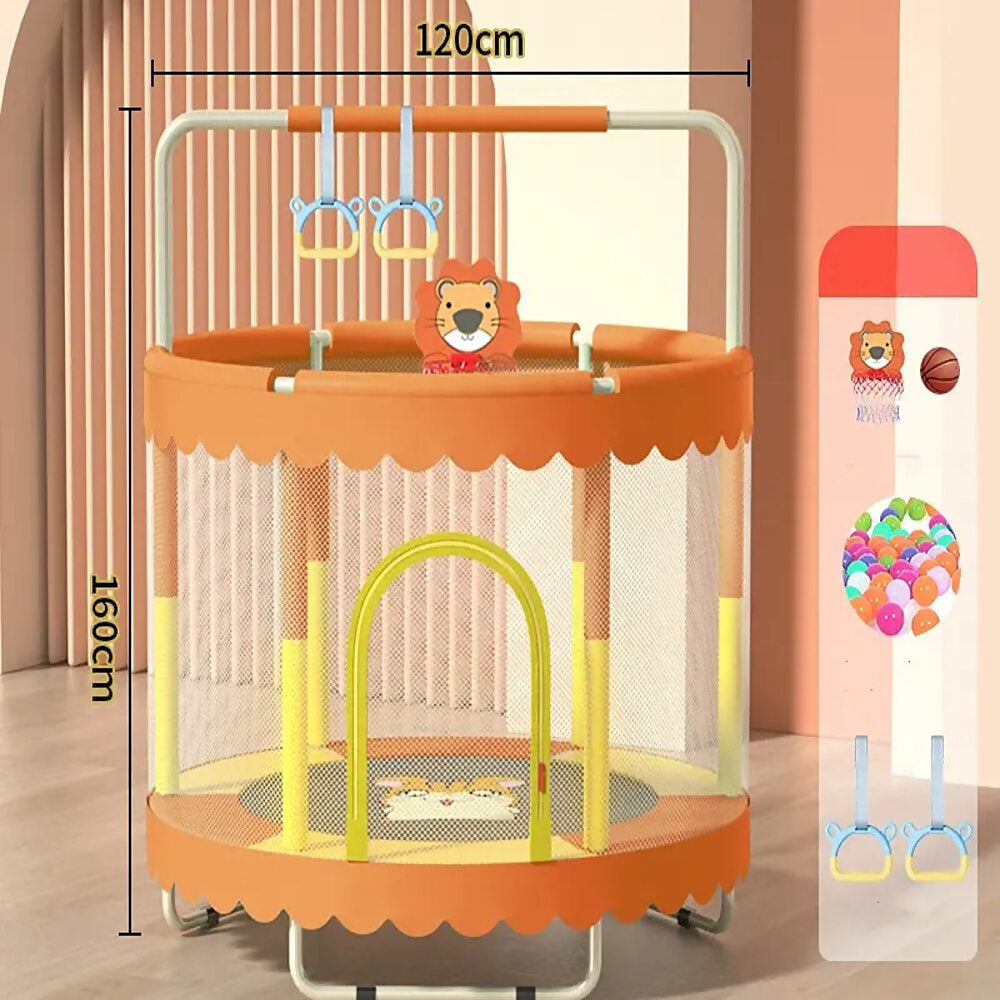 Mini Trampolin Cama Elastica Para Niños 150 cms PWRFitness