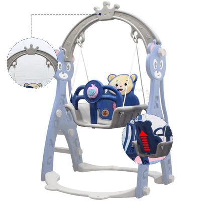 Resbalín Columpio Musical 2 en 1 “Sweet Bear” Azul