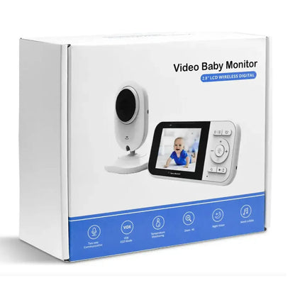 Cámara Monitor Bebé 2.8” LCD Visión Nocturna y Audio
